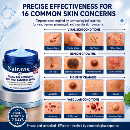 👑Natravor® 7-𝐃𝐚𝐲 𝐒𝐤𝐢𝐧 𝐓𝐚𝐠 & 𝐒𝐩𝐨𝐭 𝐄𝐫𝐚𝐬𝐞𝐫 𝐂𝐫𝐞𝐚𝐦 (Zero Pain, Zero 𝐒𝐜𝐚𝐫𝐬 Formula) 💎