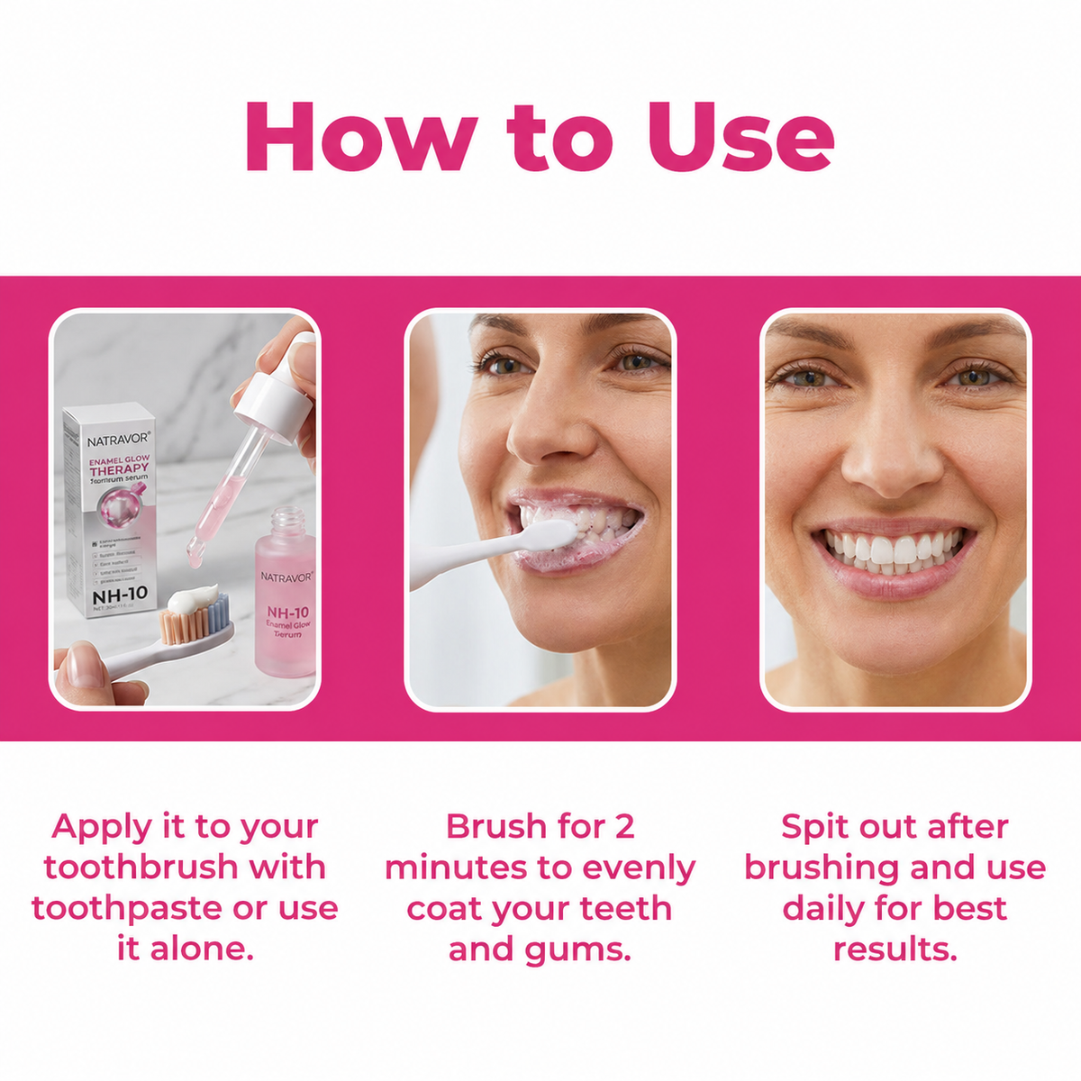 🦷🦷 Natravor® Thismile NH-10 Toothpaste Serum for Enamel & Gum Care – Advanced Therapy