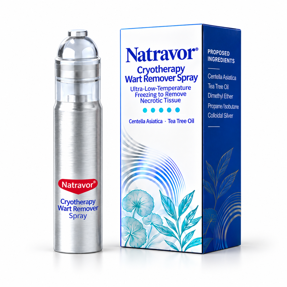 Zero Pain💎Natravor® Cryotherapy Wart Remover Spray（Botanical Extracts · Advanced Cryotherapy Technology · Targeted Care for Warts & Skin Bumps）